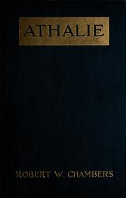 Cover of Athalie by Robert W. Chambers