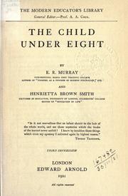 Cover of The Child Under Eight by E. R. Murray