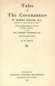 Front cover of Tales of the Covenanters by Robert Pollok