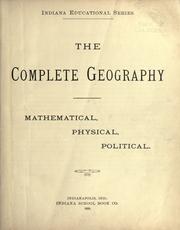 Front cover of The complete geography. Mathematical, physical, political by Sanford Niles