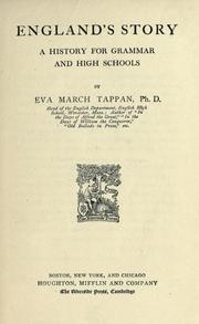 Front cover of England's story by Eva March Tappan
