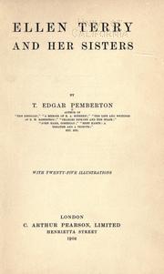 Front cover of Ellen Terry and her sisters by Pemberton, T. Edgar