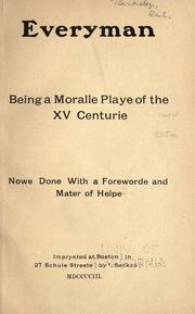 Cover of Everyman by Sir Ben Greet