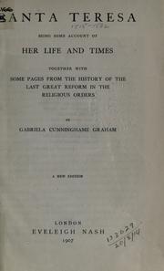 Front cover of Santa Teresa by Gabriela Cunninghame Graham