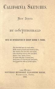 Front cover of California sketches by O. P. Fitzgerald