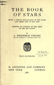 Front cover of The book of stars by Archie Frederick Collins