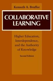 Cover of Collaborative Learning by Kenneth A. Bruffee