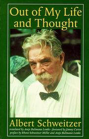 Front cover of Aus meinem Leben und Denken by Albert Schweitzer