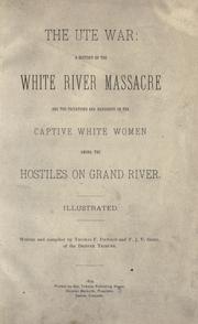Cover of The Ute war by Thomas Fulton Dawson