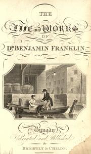Front cover of The life and works of Dr. Benjamin Franklin by Benjamin Franklin