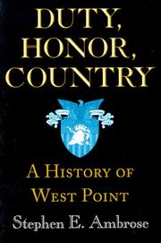 Cover of Duty, Honor, Country by Stephen E. Ambrose