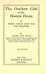 Front cover of The Outdoor Girls at the Hostess House by Laura Lee Hope