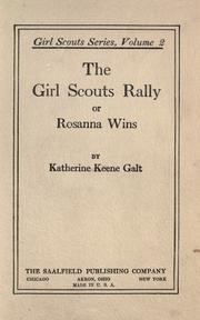 Front cover of The girl scouts rally by Katherine Keene Galt