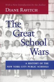 Cover of The great school wars by Diane Ravitch