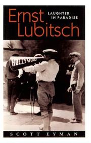 Cover of Ernst Lubitsch by Scott Eyman