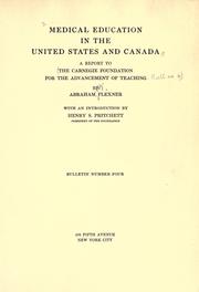 Front cover of Medical education in the United States and Canada by Abraham Flexner