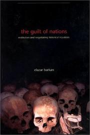 Front cover of The Guilt of Nations by Elazar Barkan