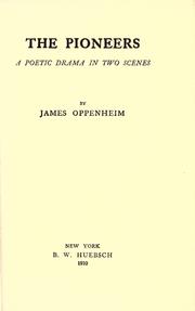 Front cover of The pioneers by James Oppenheim
