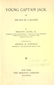 Cover of Young Captain Jack or, The Son of a Soldier by Horatio Alger, Jr.