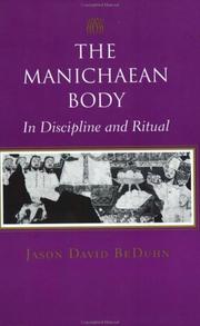 Front cover of The Manichaean Body by Jason David BeDuhn