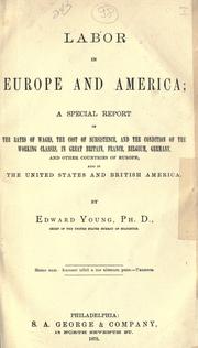 Front cover of Labor in Europe and America by Young, Edward