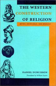 Front cover of The Western Construction of Religion by Daniel Dubuisson