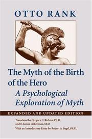 Cover of Mythus von der Geburt des Helden by Otto Rank