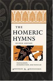 Cover of Homeric Hymns by Apostolos N. Athanassakis