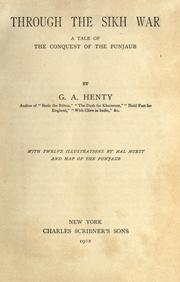 Front cover of Through the Sikh war by G. A. Henty