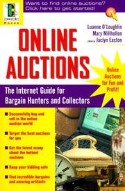 Cover of Online auctions by Luanne O'Loughlin
