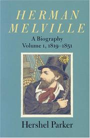 Cover of Herman Melville by Hershel Parker