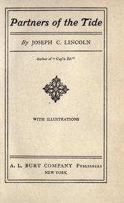 Front cover of Partners of the tide by Joseph Crosby Lincoln
