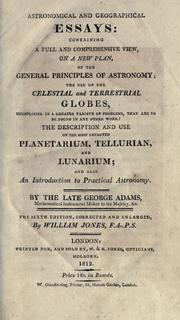 Cover of Astronomical & geographical essays by George Adams