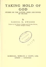 Cover of Taking Hold of God by Samuel Marinus Zwemer