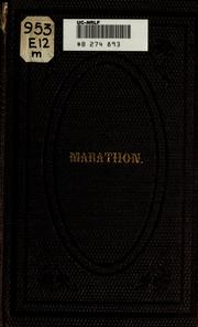 Cover of Marathon by Pliny Earle