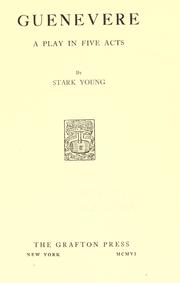 Cover of Guenevere by Young, Stark