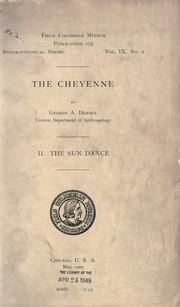 Cover of The Cheyenne by George Amos Dorsey
