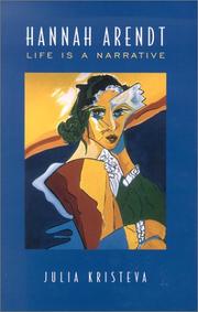 Cover of Hannah Arendt by Julia Kristeva