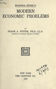 Front cover of Economics by Frank A. Fetter