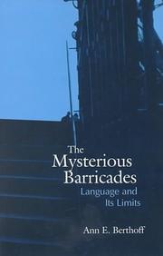 Front cover of The mysterious barricades by Ann E. Berthoff
