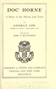 Cover of Doc' Horne by George Ade