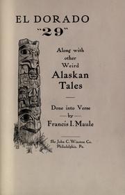 Front cover of El Dorado "29," by Francis I. Maule