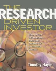 Cover of The Research Driven Investor by Timothy Hayes