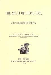 Front cover of The myth of Stone Idol by William Patterson Jones