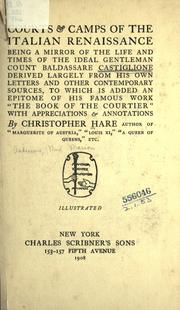 Front cover of Courts & camps of the Italian renaissance by Christopher Hare