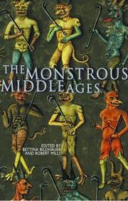 Front cover of The monstrous Middle Ages by Bettina Bildhauer