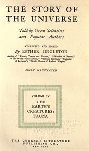 Front cover of The story of the universe by Esther Singleton
