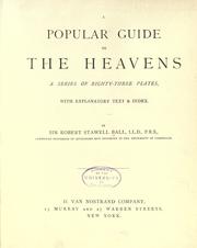 Front cover of A popular guide to the heavens by Sir Robert Stawell Ball