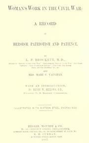 Cover of Woman's work in the Civil War by Linus Pierpont Brockett