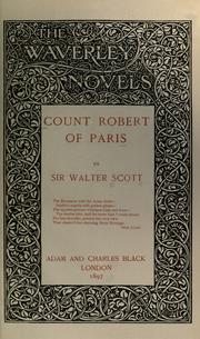 Front cover of Count Robert of Paris by Sir Walter Scott